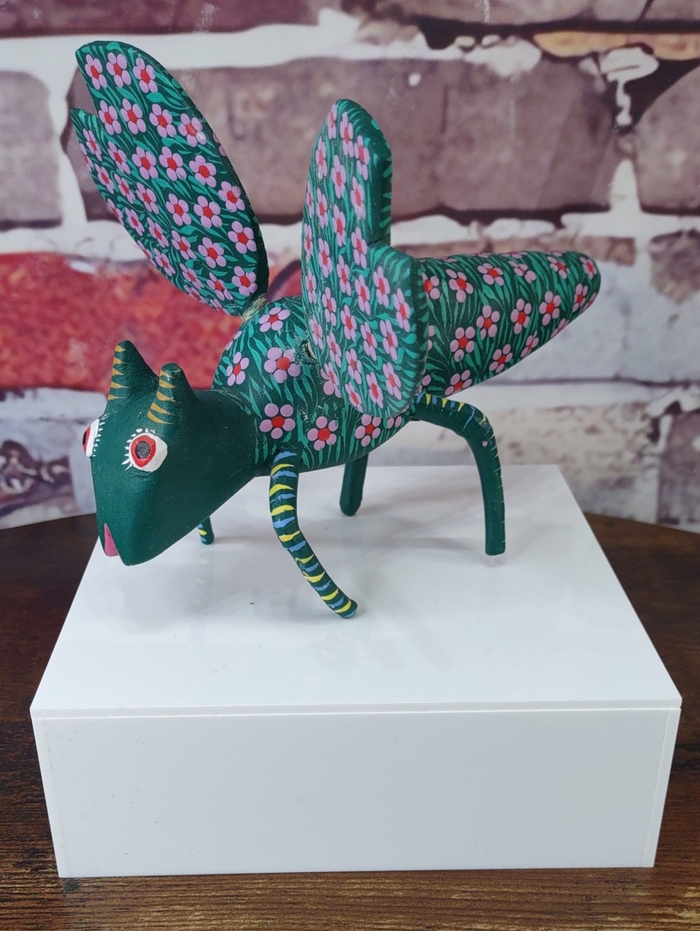 Artisan Crafted Alebrijes Whimsical Winged  Figurine